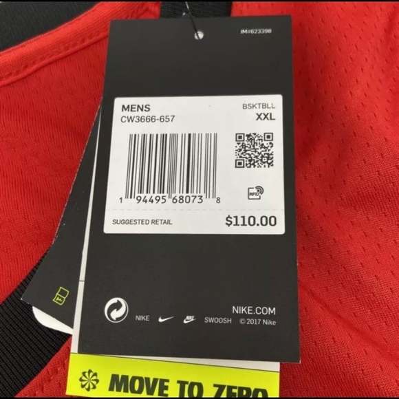 Nike Rockets Westbrook Authentic Swingman Jersey - Picture 4 of 6